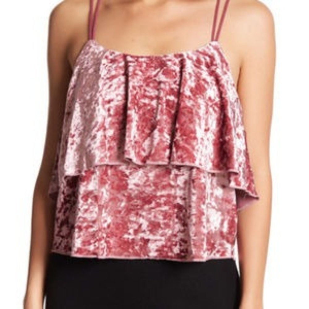 Romeo & Juliet Couture Velvet Top